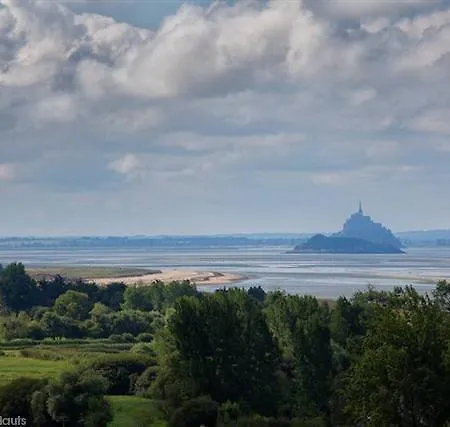 Villa Chateau Les Hauts Face Mont Michel Saint-Jean-le-Thomas